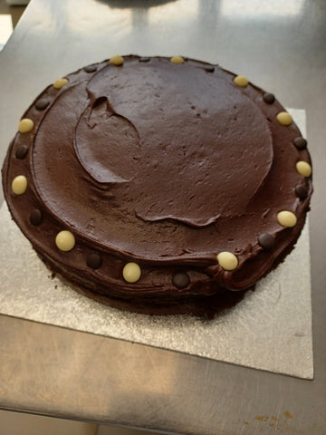 CHOCOLATE CAKE, 9 inch.