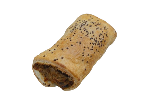 Vegan sausage roll (tomato+chickpea)