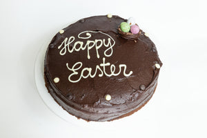 'Happy Easter' Chocolate Cake, 8in